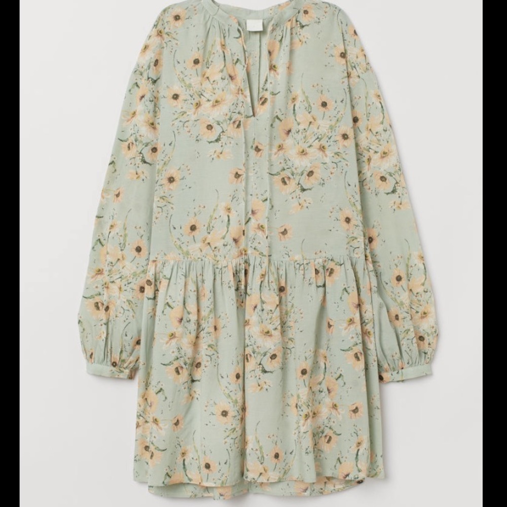 H&M Flowery Dress - Picture 1 of 3